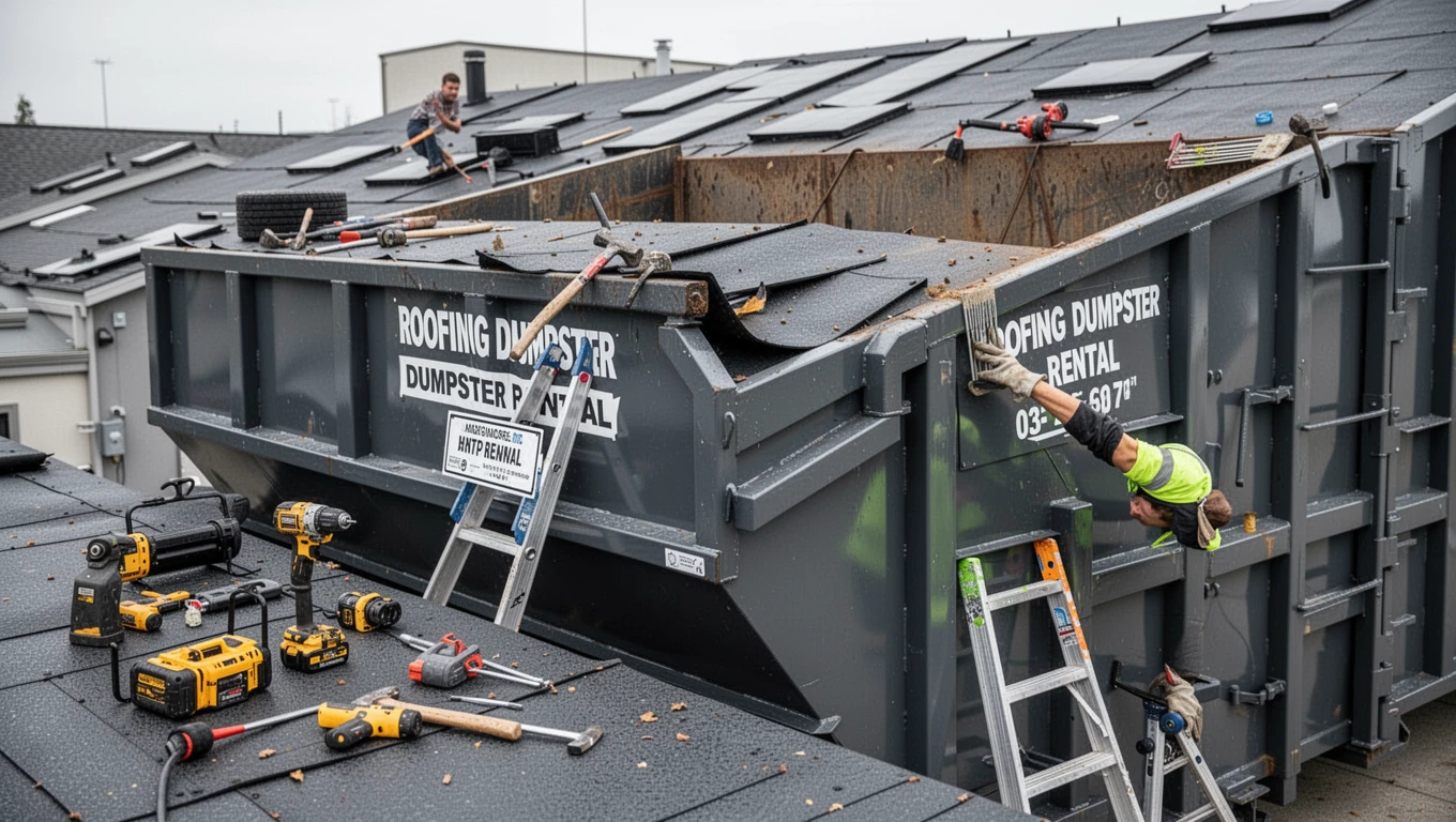 Roofing Dumpster Rental